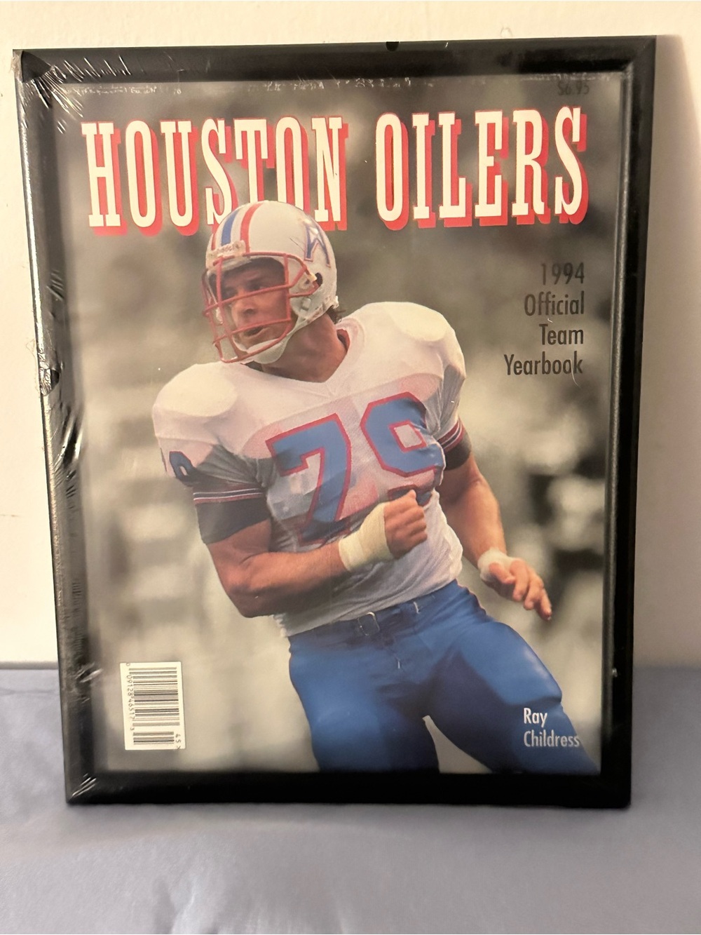 Vintage 1994 Houston Oilers Framed Yearbook